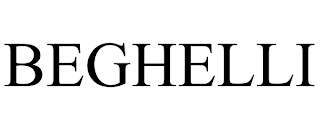 BEGHELLI trademark