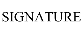 SIGNATURE trademark