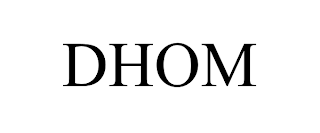 DHOM trademark