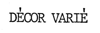 DECOR VARIE trademark