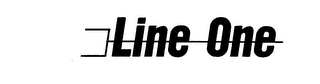LINE ONE trademark