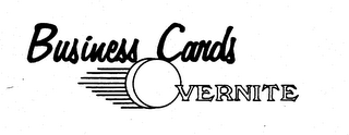 BUSINESS CARDS OVERNITE trademark