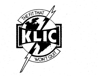 KLIC THE FIT THAT WON'T QUIT trademark