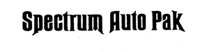 SPECTRUM AUTO PAK trademark