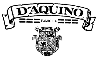 D'AQUINO FAMIGLIA DESIGN trademark