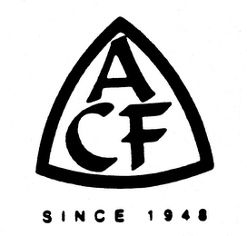 ACF SINCE 1948 trademark