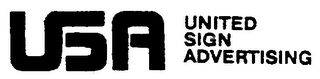USA UNITED SIGN ADVERTISING trademark