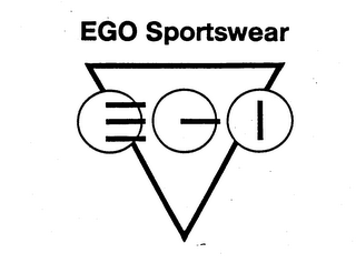 EGO SPORTSWEAR trademark