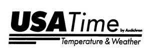 USA TIME BY AUDICHRON TEMPERATURE & WEATHER