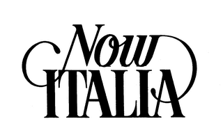 NOW ITALIA trademark