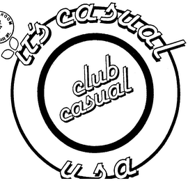 IT'S CASUAL CLUB CASUAL USA