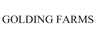 GOLDING FARMS trademark