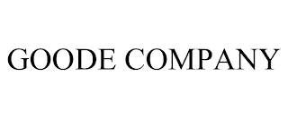 GOODE COMPANY trademark