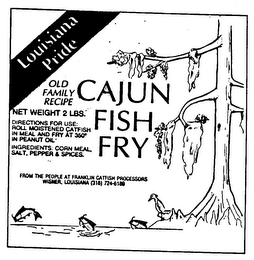 LOUISIANA PRIDE CAJUN FISH FRY OLD FAMILY RECIPE