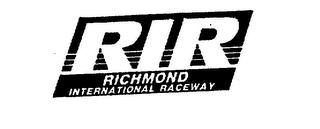 RIR RICHMOND INTERNATIONAL RACEWAY