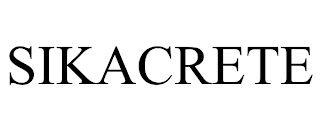 SIKACRETE trademark
