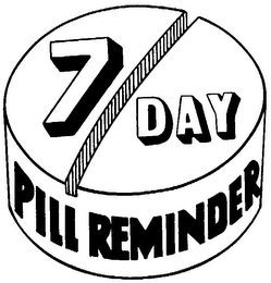7 DAY PILL REMINDER trademark