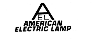 A EL AMERICAN ELECTRIC LAMP trademark