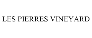LES PIERRES VINEYARD trademark