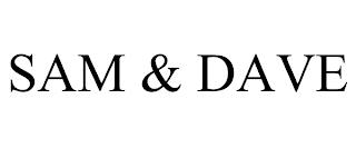 SAM & DAVE trademark