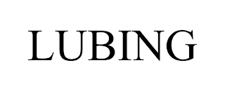 LUBING trademark