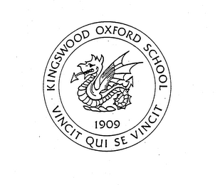 KINGSWOOD OXFORD SCHOOL 1909 VINCIT QUI SE VINCIT