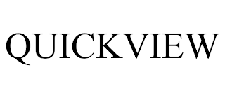 QUICKVIEW trademark