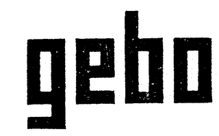 GEBO trademark