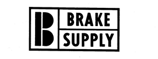 B BRAKE SUPPLY