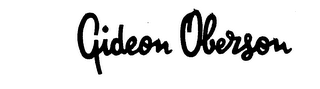 GIDEON OBERSON trademark