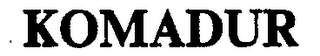 KOMADUR trademark