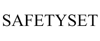 SAFETYSET trademark
