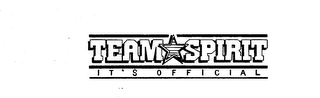 TEAM SPIRIT IT'S OFFICIAL