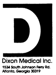 D DIXON MEDICAL INC. trademark