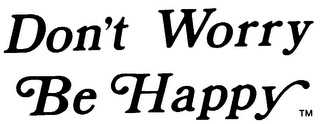 DON'T WORRY BE HAPPY trademark