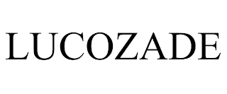 LUCOZADE trademark