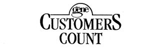 GENE CUSTOMERS COUNT