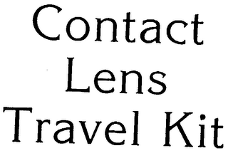 CONTACT LENS TRAVEL KIT