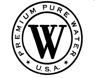 PREMIUM PURE WATER U.S.A. W