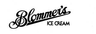 BLOMMER'S ICE CREAM