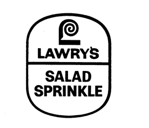 LAWRY'S SALAD SPRINKLE trademark