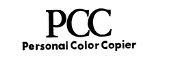 PCC PERSONAL COLOR COPIER trademark