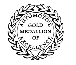 AUTOMOTIVE GOLD MEDALLION OF EXCELLENCE trademark