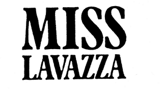 MISS LAVAZZA trademark