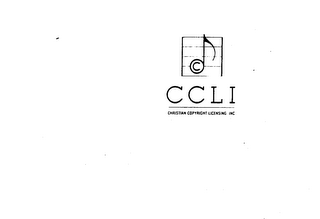 CCLI CHRISTIAN COPYRIGHT LICENSING, INC.