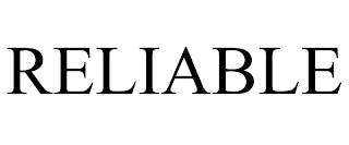 RELIABLE trademark