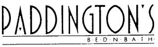 PADDINGTON'S BED'N BATH trademark