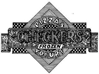 PIZZA & CHECKERS FROZEN YOGURT