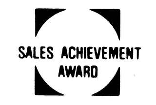 SALES ACHIEVEMENT AWARD