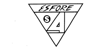 ESFORE S 4 trademark